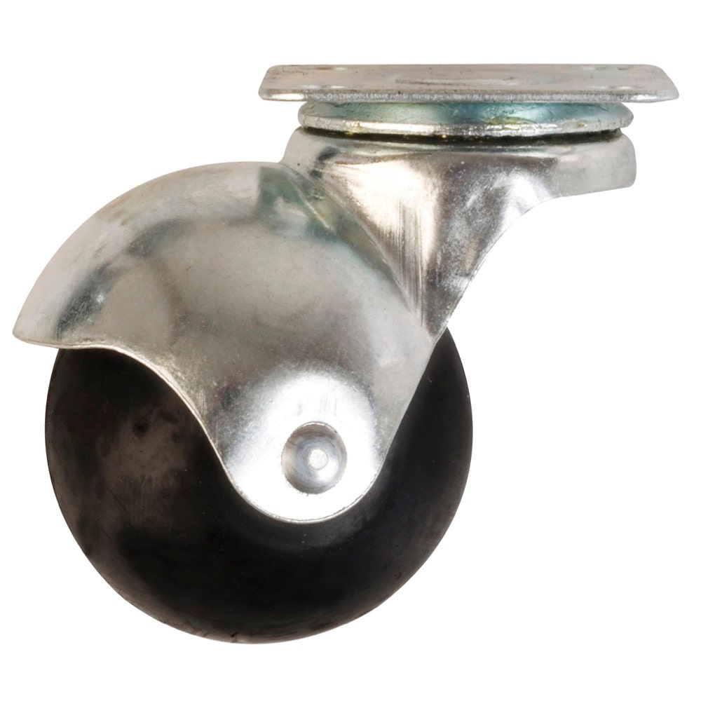 LIOI RUEDA BOLA BASE METALIC CROMO 40mm UNIDAD