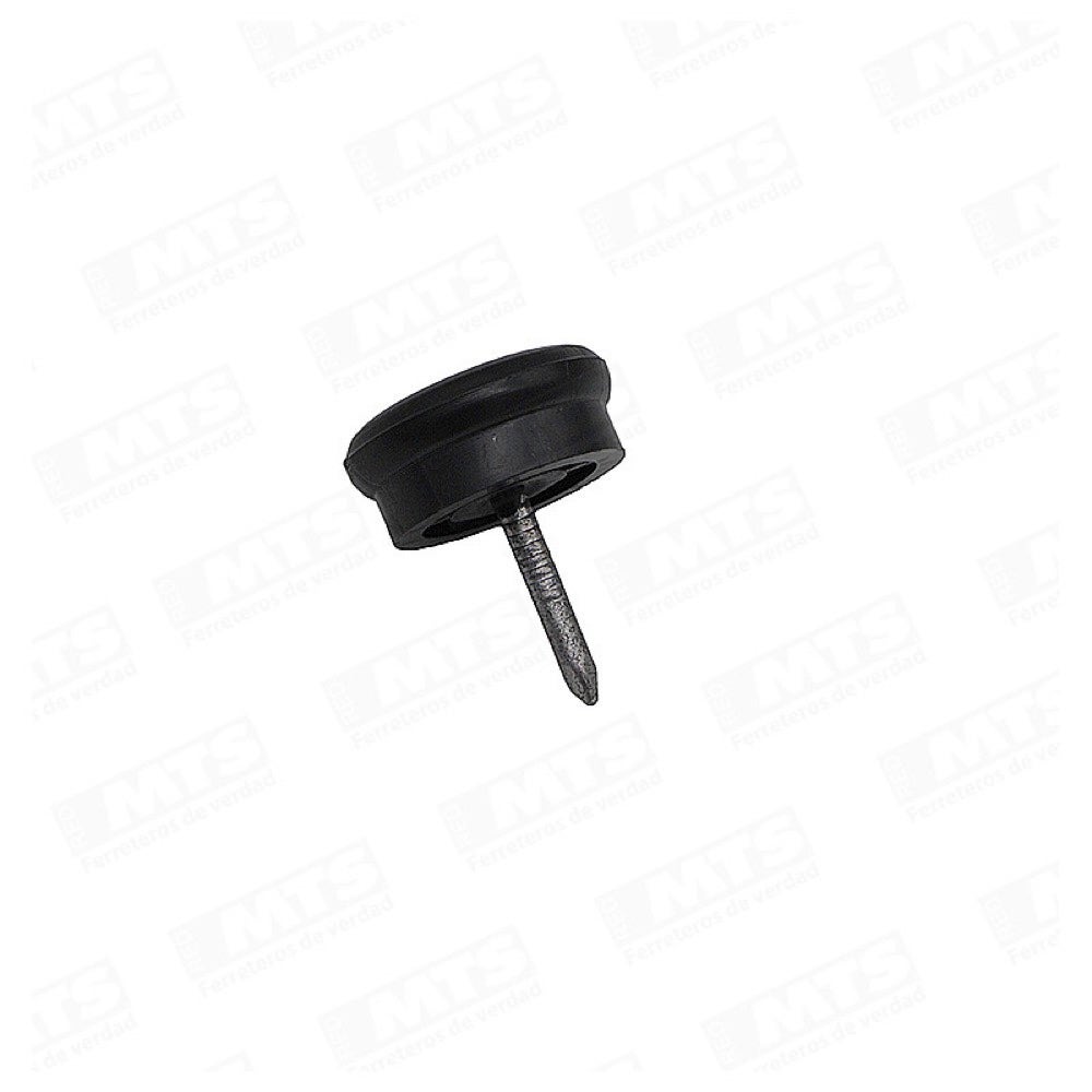 REY PATIN PLASTICO 1 Pul. NEGRO