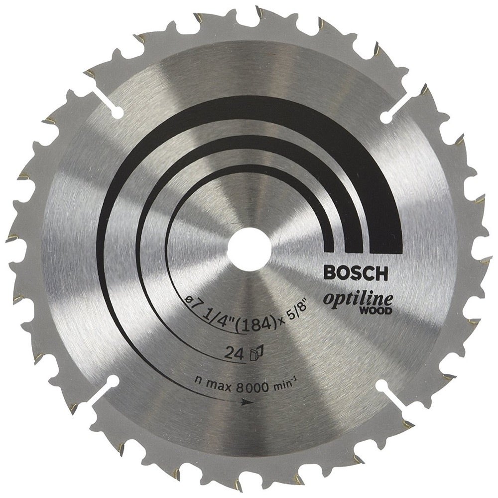 Bosch Acc Sierra 7 1/4 X 5/8 Diamond 24t Optiline