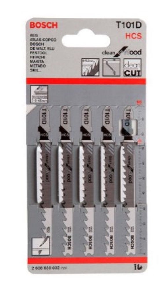 BOSCH ACC HOJA SIERRA (5U) MADERA MOD T111C