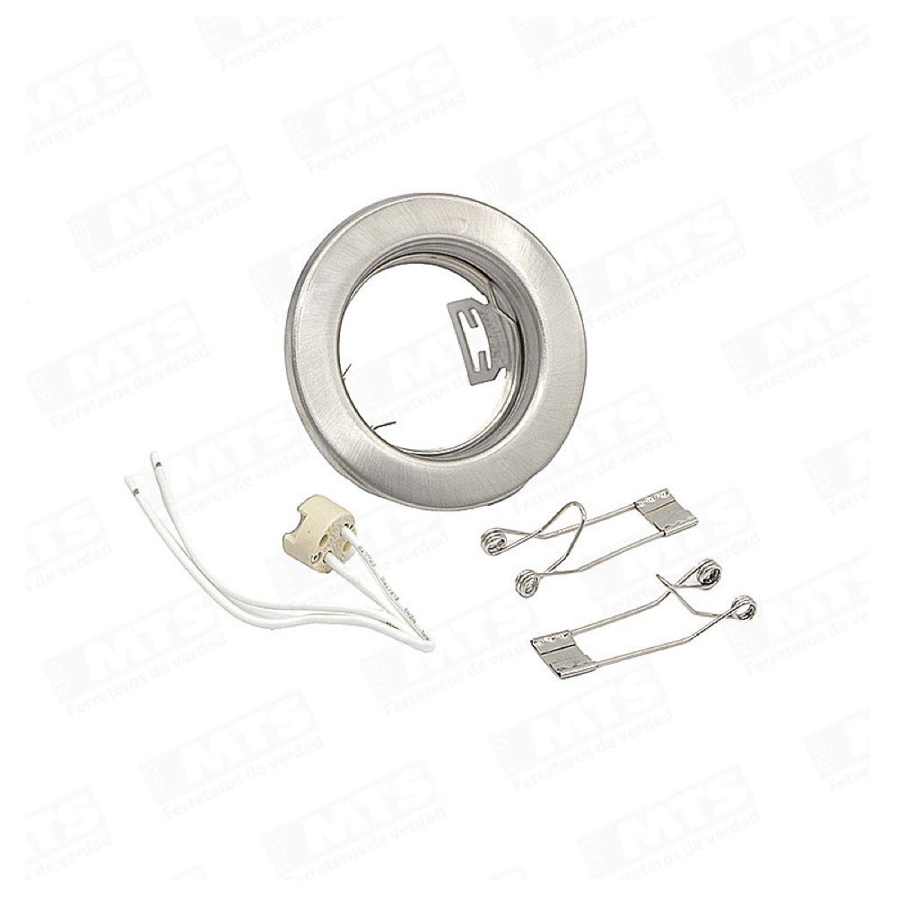 B&P FOCO MOD 602 NIQUEL MATE FIJO