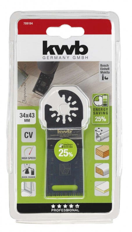 KWB HOJA SIERRA INMERSION C/ DENTADO JAP CV 34MM A