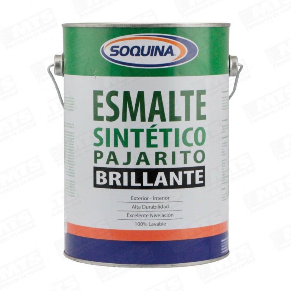 SOQUINA ESM. SINTET.PAJARIT BRILLA VERDE TROPICAL