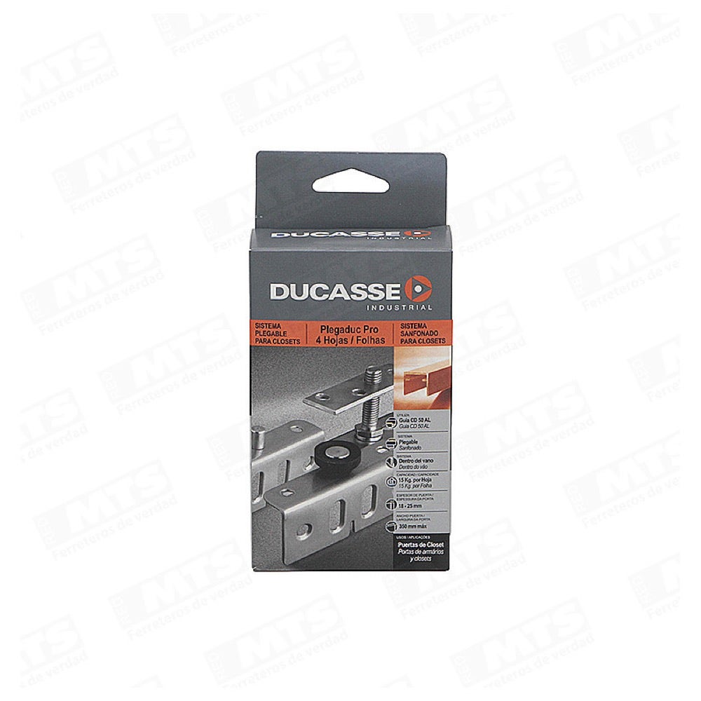 CORREDERA COLGANTE PLEGADUC 4 PTAS