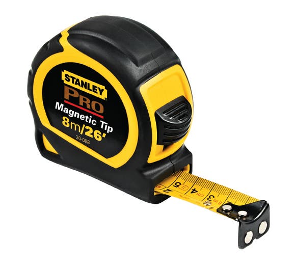STANLEY HUINCHA DE MEDIR PROFESIONAL 8M (30088)