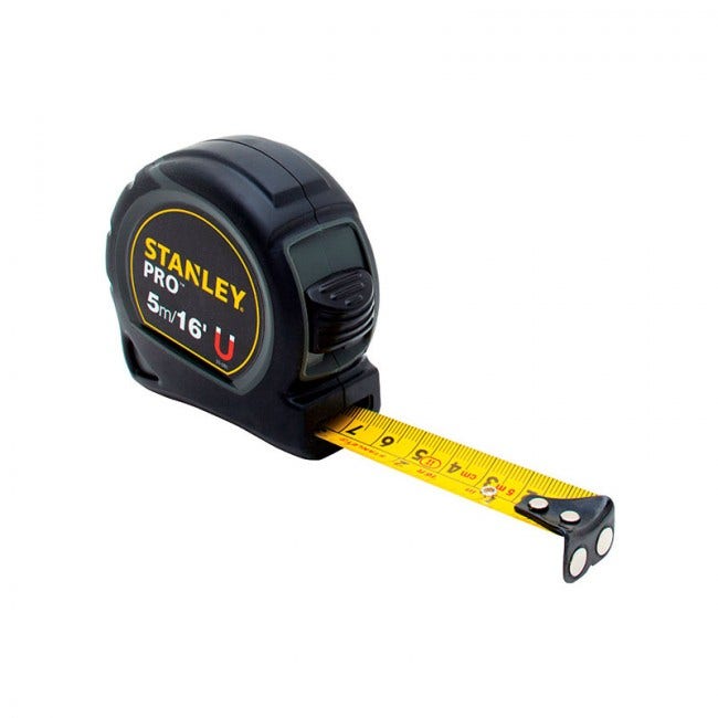 STANLEY HUINCHA DE MEDIR PROFESIONAL 5M/16" (30085