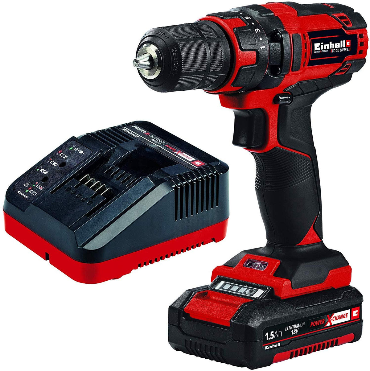 Einhell Kit Taladro Inalambrico Bateria 1 5ah