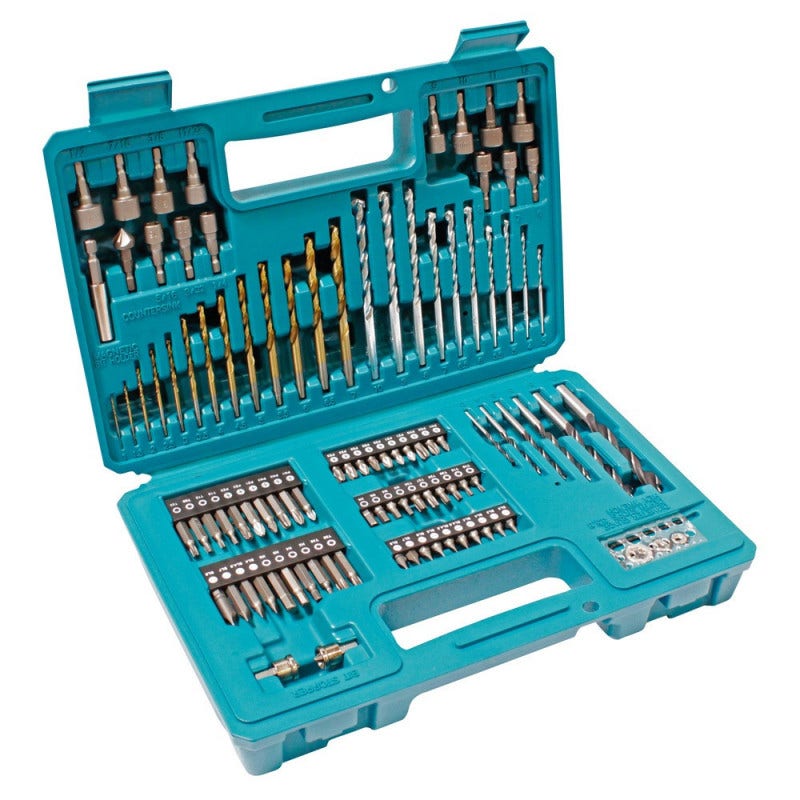 MAKITA SET 102 PZS BROCAS PUNTAS Y ADAPTADORES