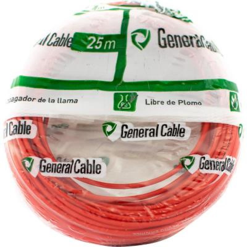 Mts Cable Libre Halog.ho7z1- 1.5 Mm Rl 25 Mt Rojo