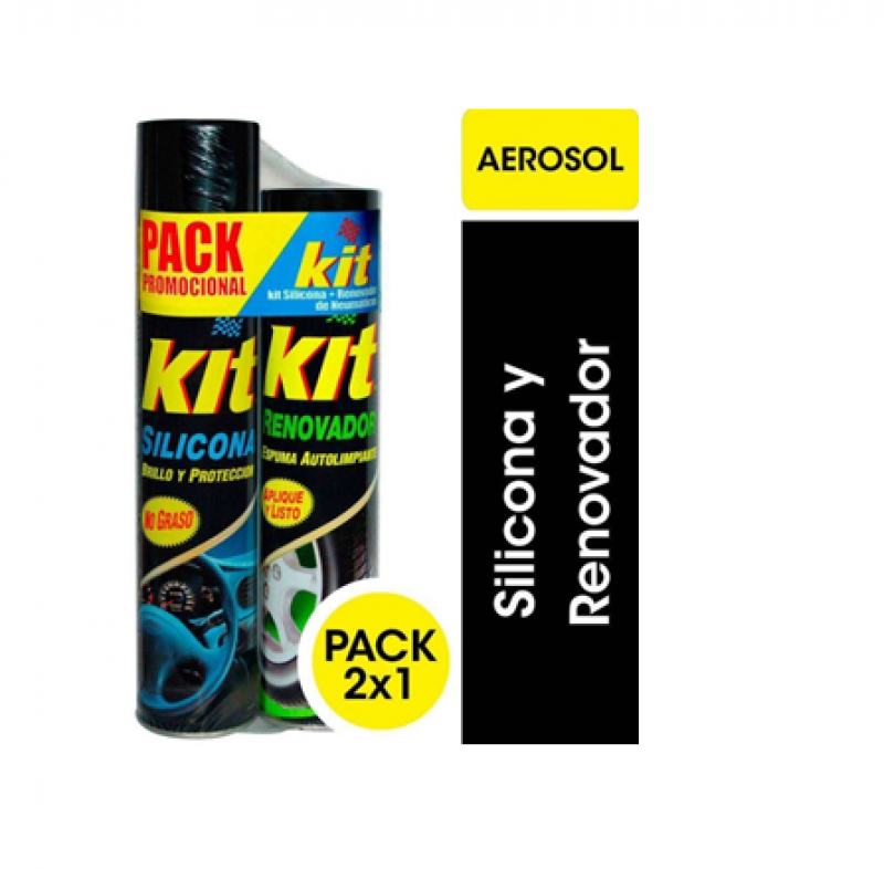 Kit Silicona +renovador De Gomas Aerosol