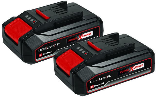 EINHELL TWIN-PACK 2.5 AH 2 BATERIAS