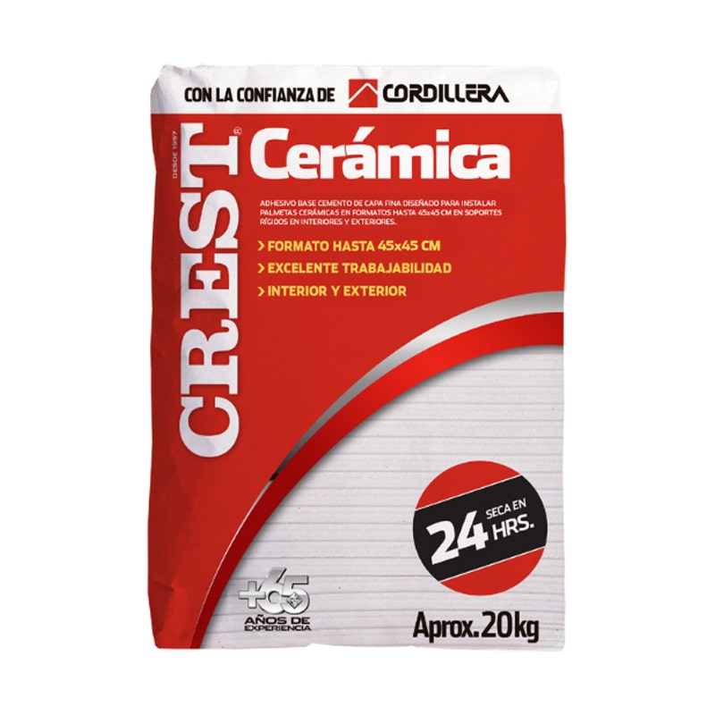 CREST ADHESIVO CERAM SACO 25KG
