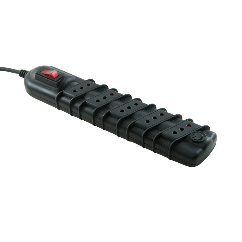 ALARGADOR C/INTERRUPTOR 6 TOMAS NEGRO 5MT