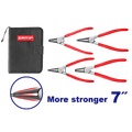 Emtop Juego Alicates Seguro Seeger 4un Elprcj1001