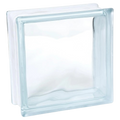 BLOQUE DE VIDRIO CLOUDY PATTERN 190X190X80MM
