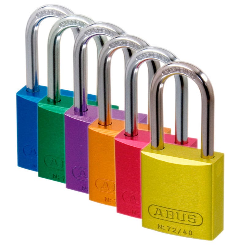 Abus Candado Alum 72/40 Hb40 Kd Rtn Azul