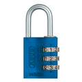 Candado Alum 145/30 Azul Clave Blisteado