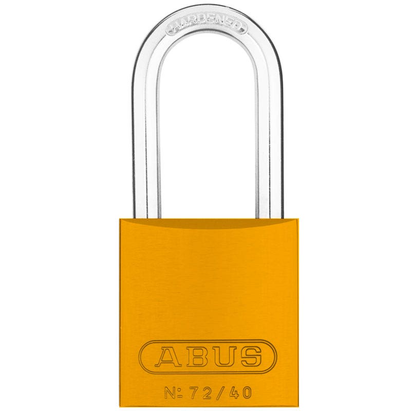 Abus Candado Alum 72/40 Hb40 Kd Rtn Amarillo