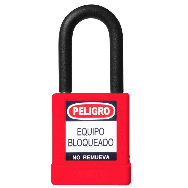 Abus Candado Dielectrico 74/40 Hb38 Kd Rojo