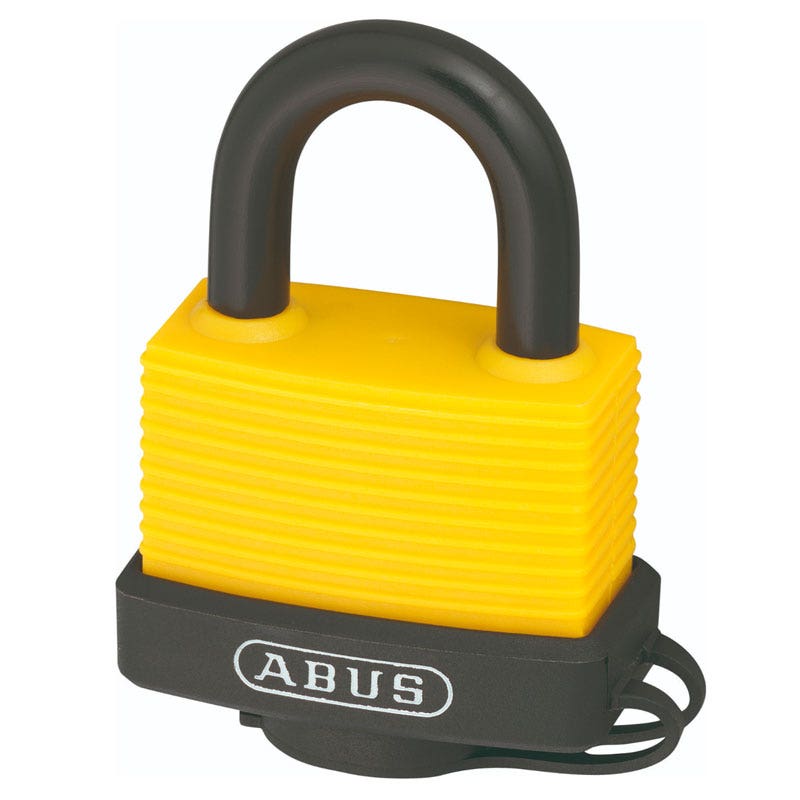 Abus Candado Vinilo 70al/45 Kd Amarillo Blis