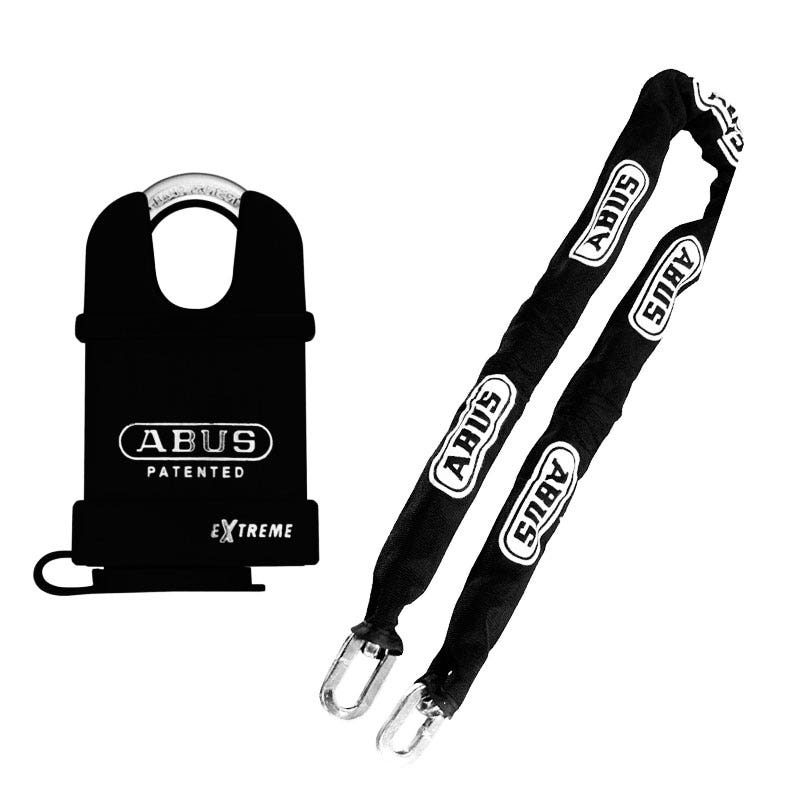 Abus Kit Alta Seg Candado Extreme Cadena 8ks85 Cj
