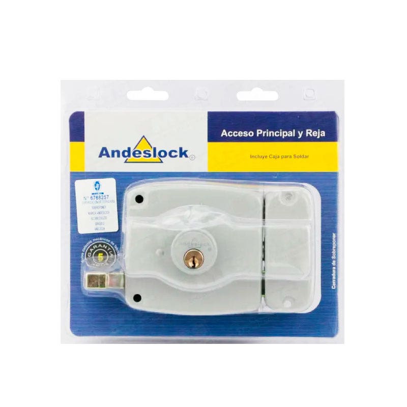 Andeslock Cerradura As01+30.ca.n C/cj Negra/gris