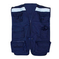 Vicsa Chaleco Geologo Poplin C/cinta Azul Xxl