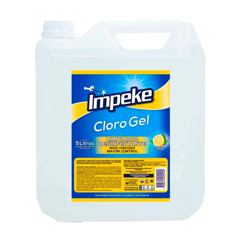 Gp Cloro Gel Klor 5 Ltrs