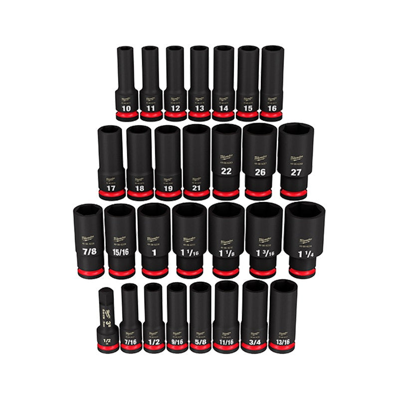 Milwaukee 29pc Dados Impacto 1/2 49-66-7016
