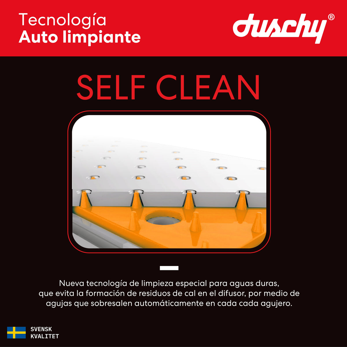 Duschy Mango Self Clean Cromo