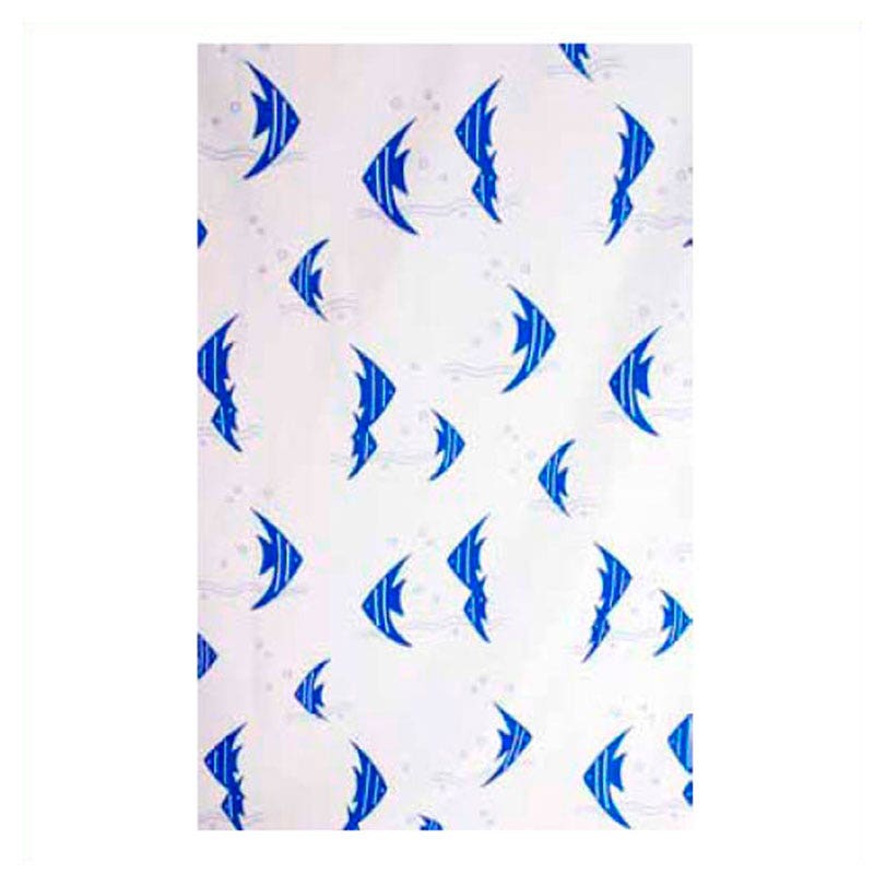 Duschy Cortina ducha Poliester blue fish Hangless