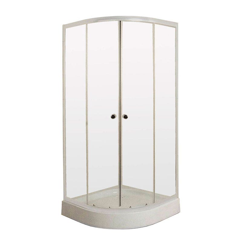 Duschy Cabina Ducha Redonda 90cm Vidrio 4mm