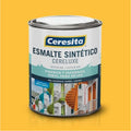 Ceresita Esmalte Cereluxe Amarillo Rey 1/4 Gl