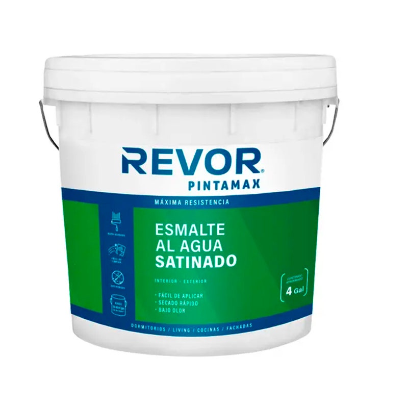 ESM AL AGUA SATINADO PINTAMAX REVOR BASE C 4GL