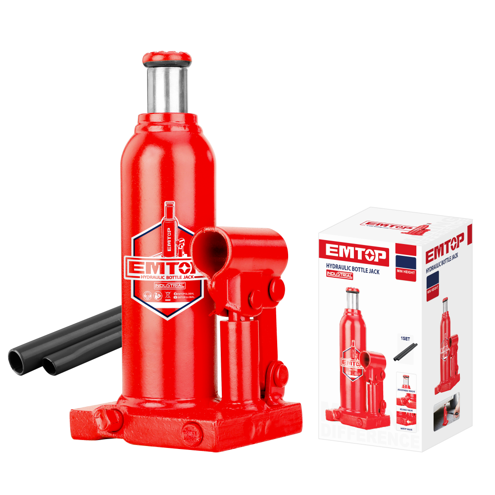 Emtop Gata Hidraulica Botella 10 Ton Edmk0301