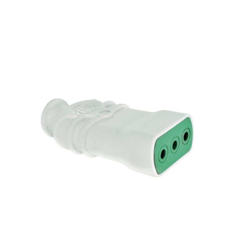 Ench Volante Hembra 10 Amp 2p+t Bco