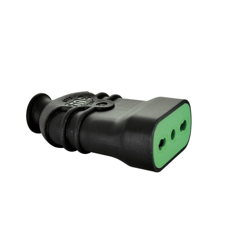 Ench Volante Hembra 16 Amp 2p+t Negro