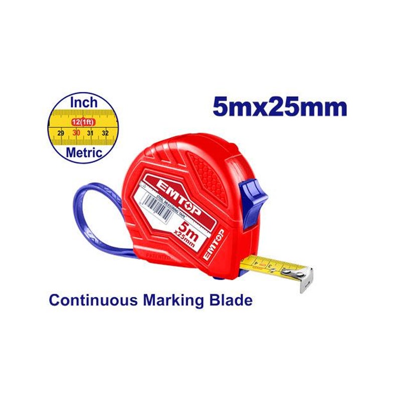 EMTOP HUINCHA DE MEDIR 5M X 25MM