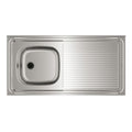 Teka Lavaplato Acero Inox. 100.50 1c 1e Der.