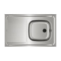 TEKA LAVAPLATO ACERO INOX. 80.50 1C 1E IZQ