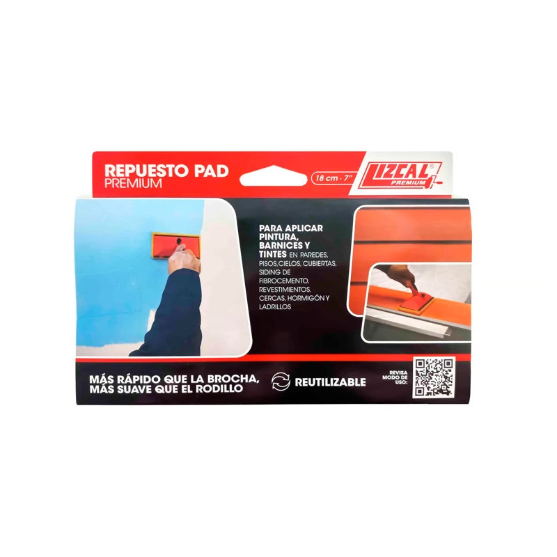 Lizcal Repuesto Pad Flocado 7"