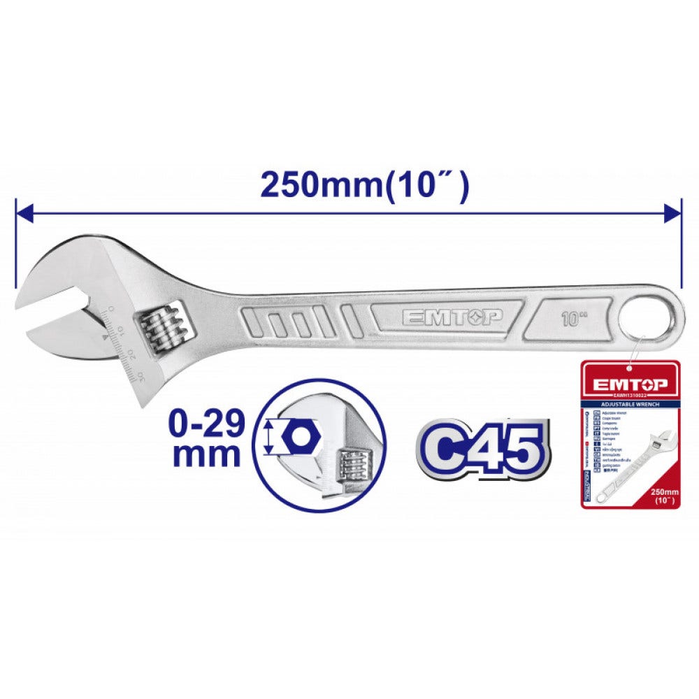 EMTOP LLAVE FRANCESA 10" EAWH131022