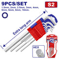 Emtop Juego Llaves Allen Xl 9un