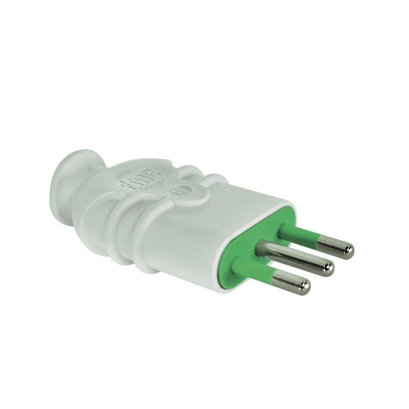 Ench Volante Macho 10 Amp 2p+t Bco
