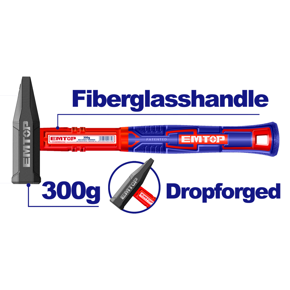 Emtop Martillo De Pena 300g Ehammh0300