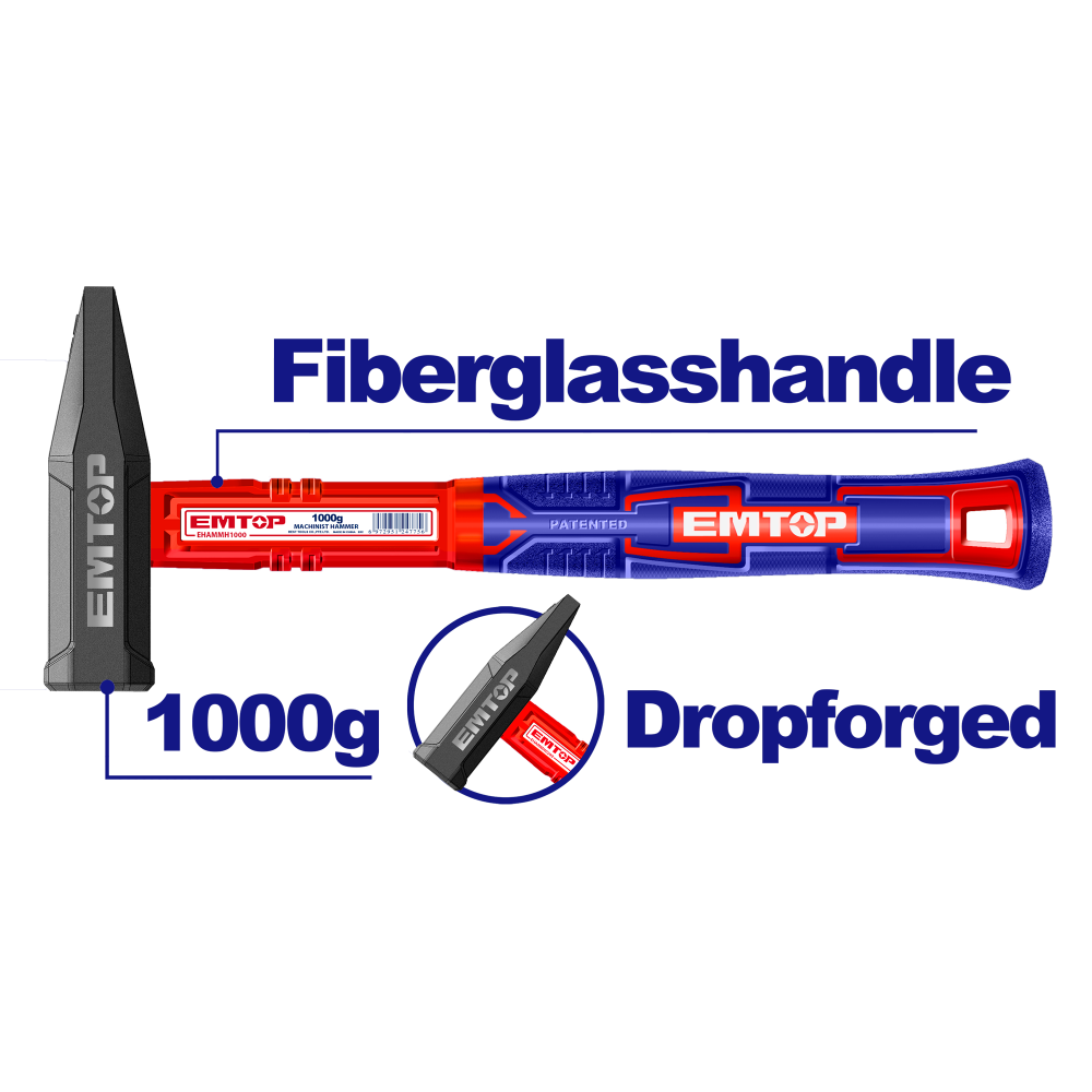 Emtop Martillo De Pena 1000g Ehammh1000