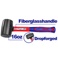 Emtop Mazo Goma 16 Oz M/fibra Ehamrh1601
