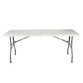 Mesa Plegable 180x74x74 Cm Blanco