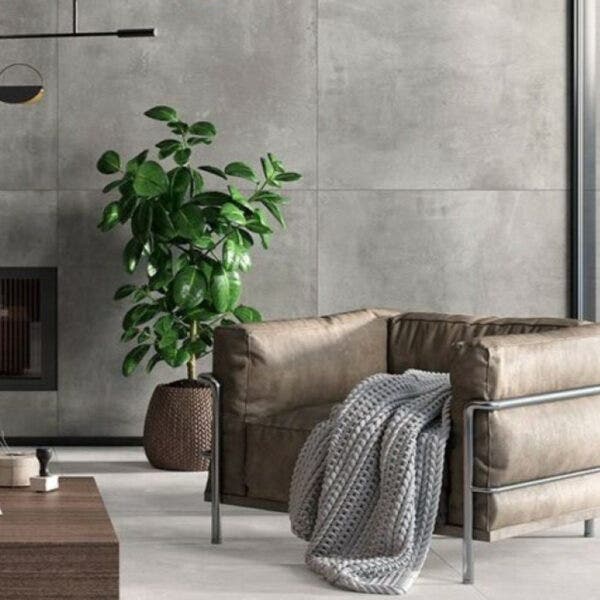 PANEL PVC MURO MATE CONCRETO GRIS 1220X2440MM