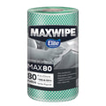 PAÑO ELITE MAXWIPE ROLLO VERDE 80UN